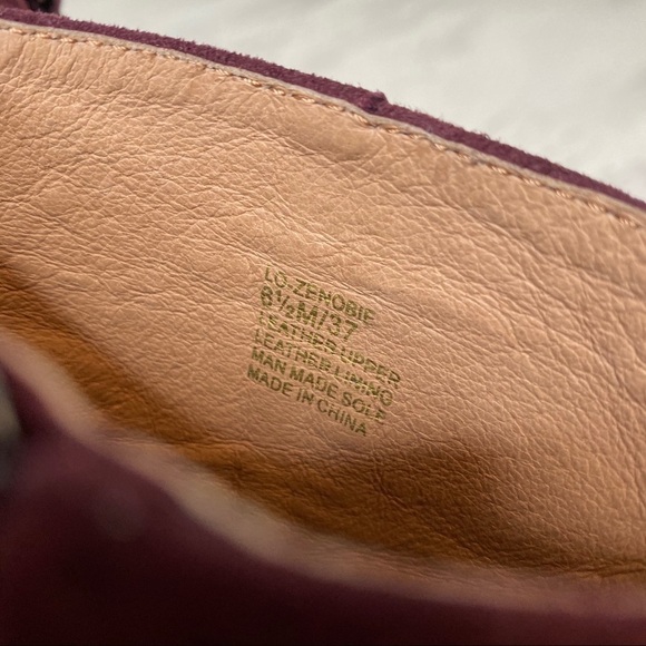 New! Louise Et Cie Zenobie Western Plum Bootie 6.5 - Picture 9 of 12